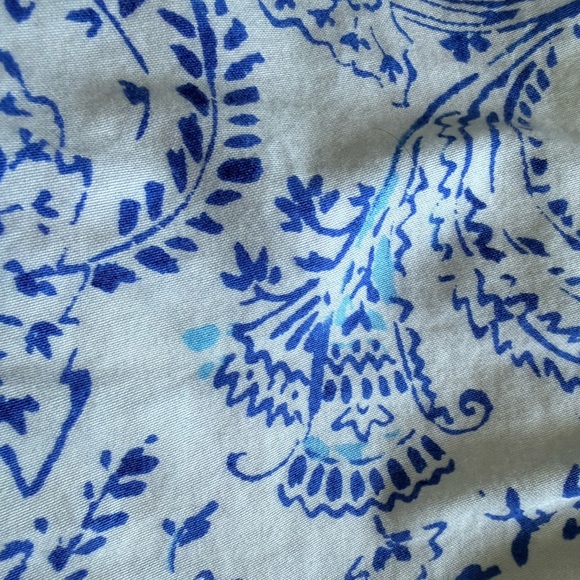 Chaps Blue and White Patterned Shirt - Picture 5 of 6